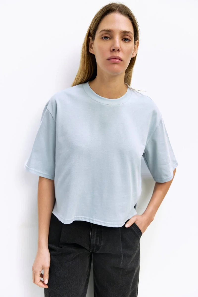 T-Shirt Daphné Bleu Pâle Mod Ref - Image 2