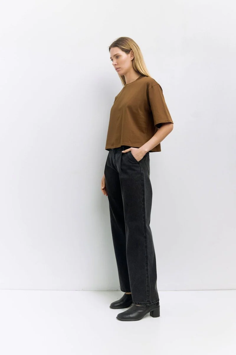 T-Shirt Daphné Brun Mod Ref - Image 2