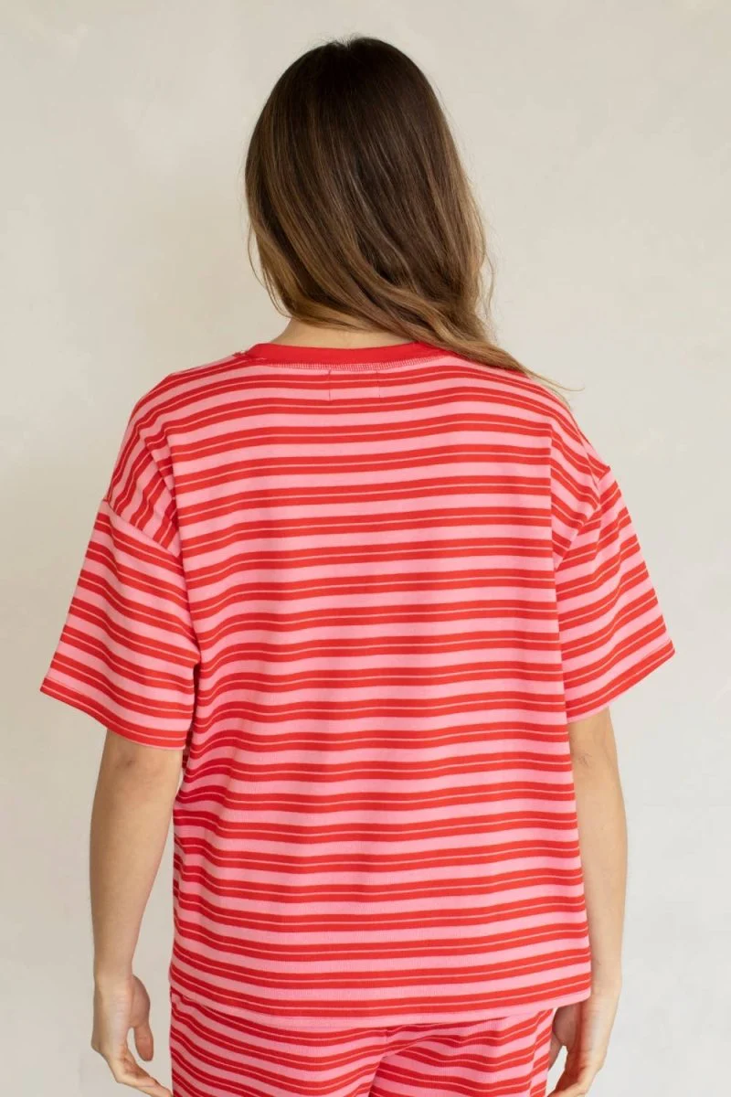 T-Shirt Marina Rouge et Rose Things Between - Image 3