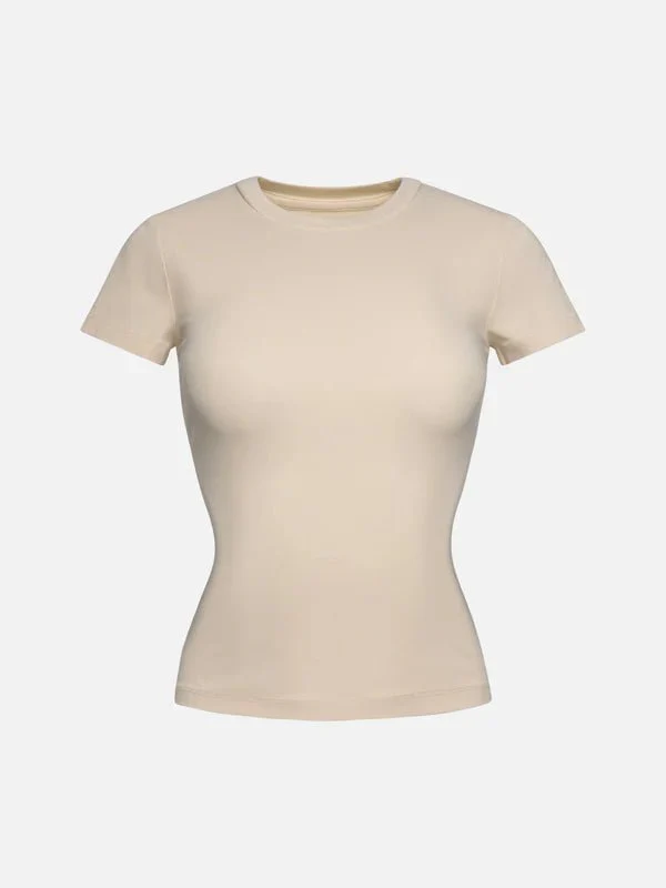 T-Shirt Micro Rib Birch Kuwalla SOLDE Vente Finale - Image 4