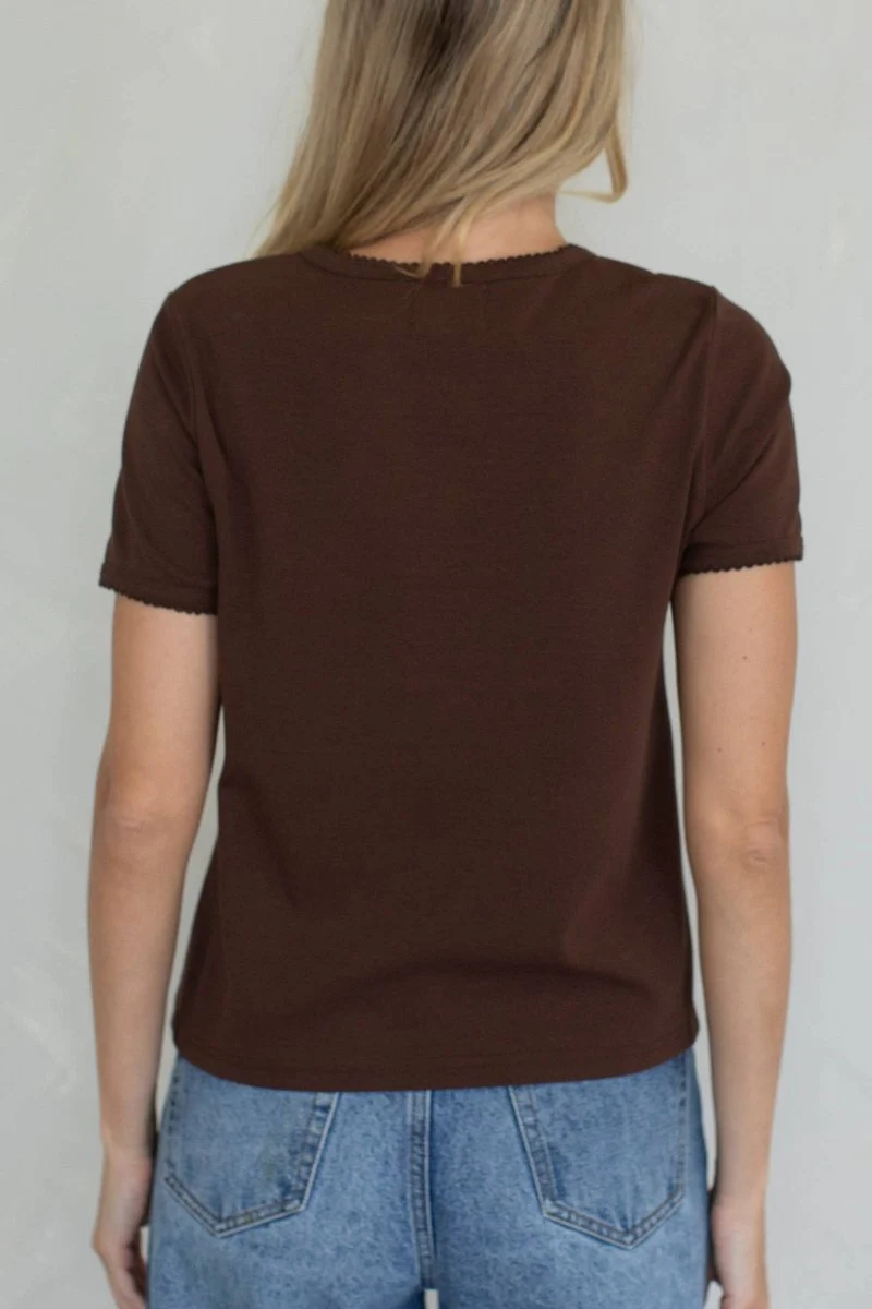 T-Shirt Stella Chocolat Things Between - Image 3