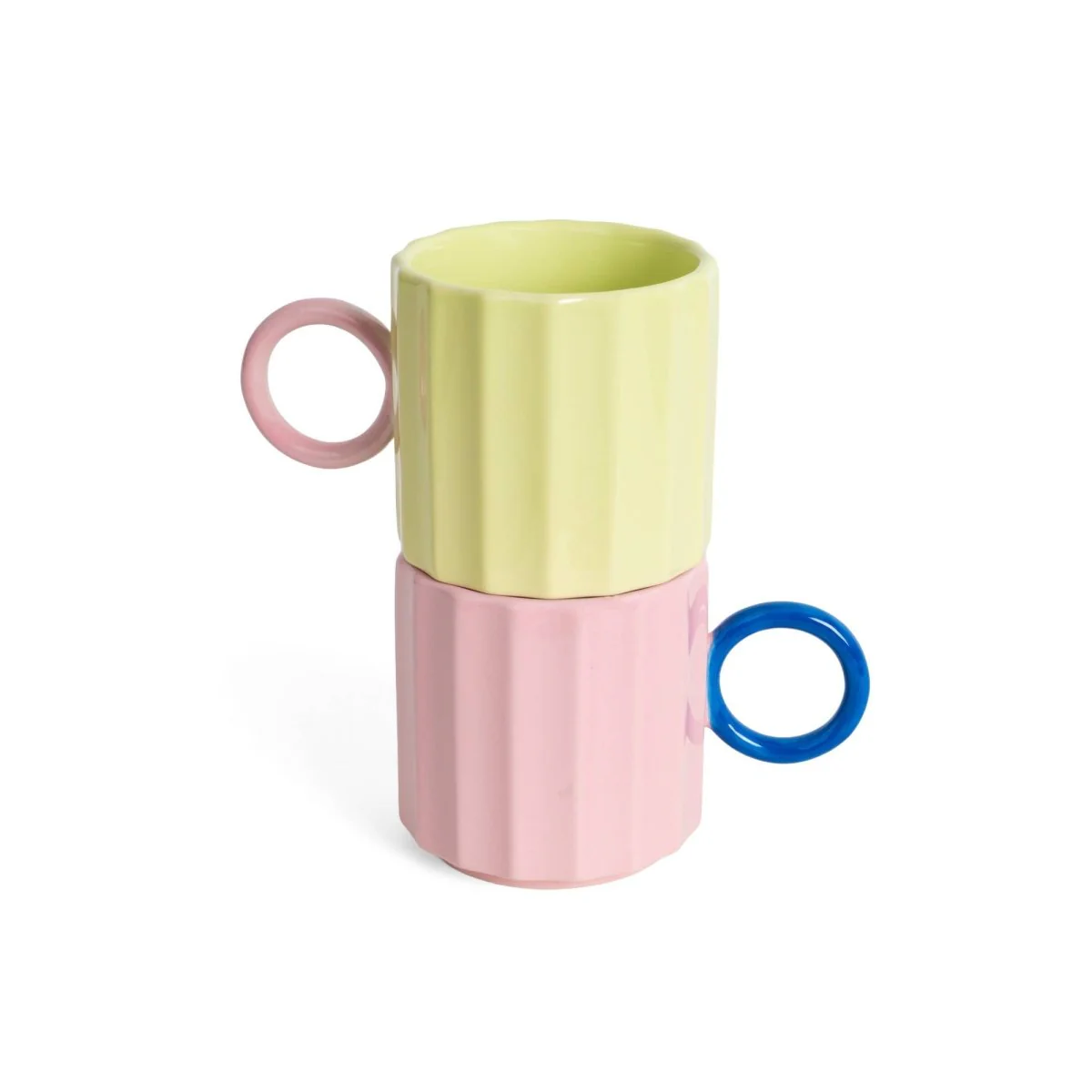 Tasse Rose Anse Bleue Helio Ferretti - Image 3