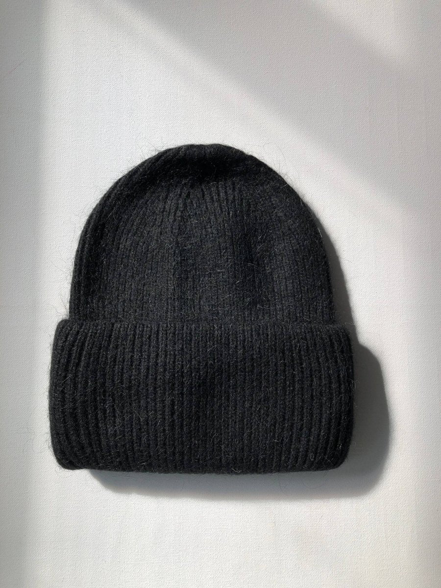 Tuque Angora et Laine Noire Billy Bamboo
