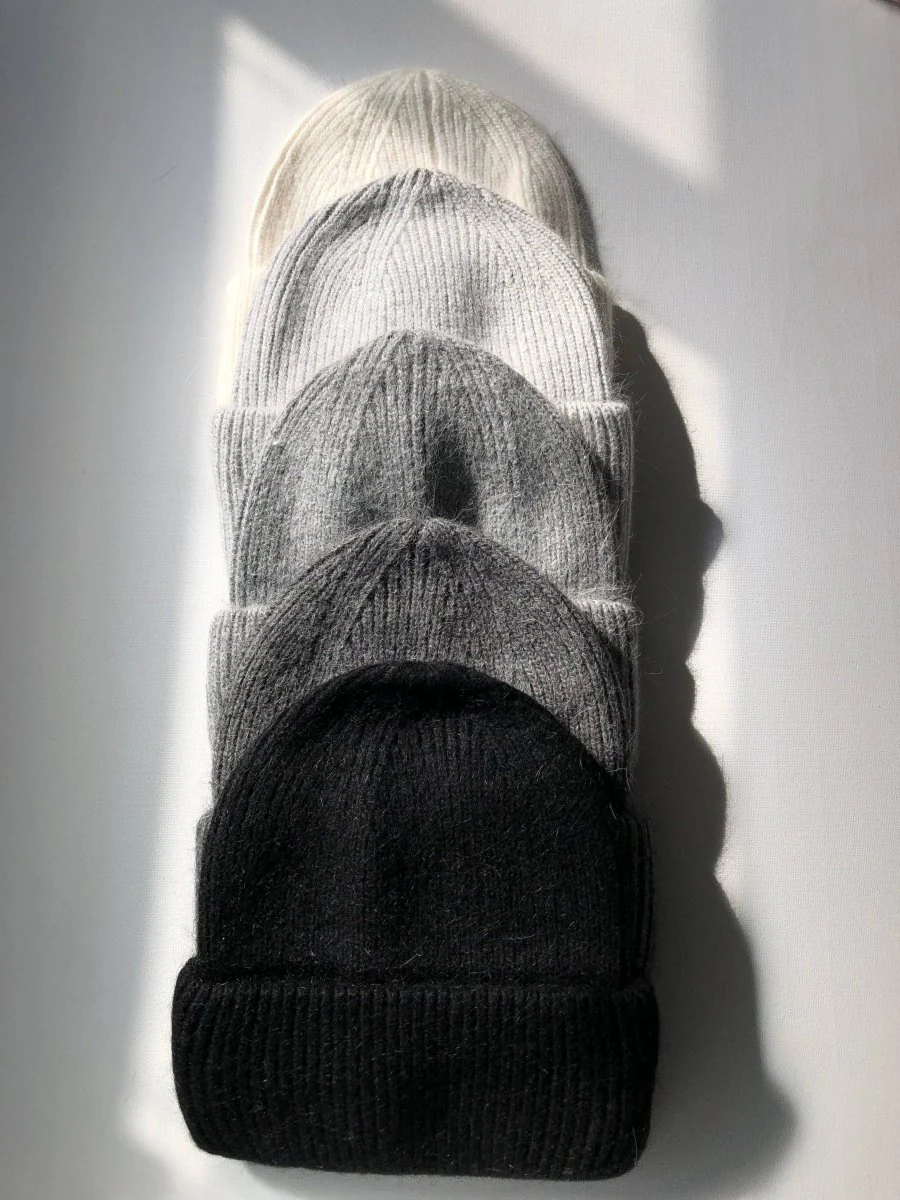 Tuque Angora et Laine Noire Billy Bamboo - Image 2