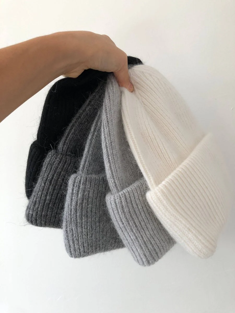 Tuque Angora et Laine Noire Billy Bamboo - Image 3