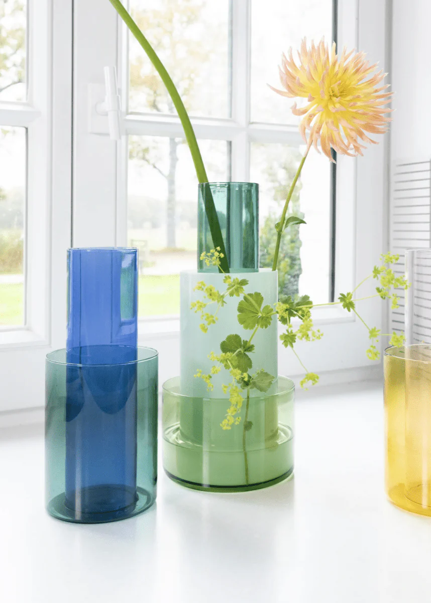 Vase Amphi Milky Large &Klevering - Image 3