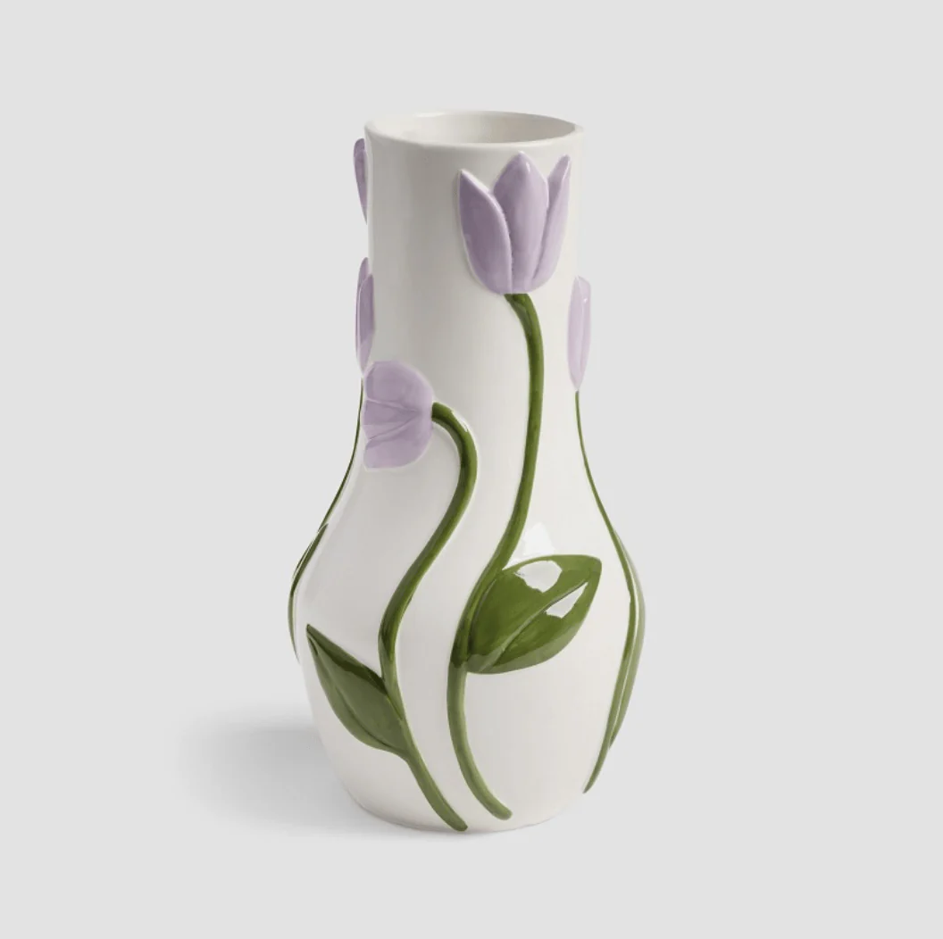 Vase Grandes Tulipes &Klevering