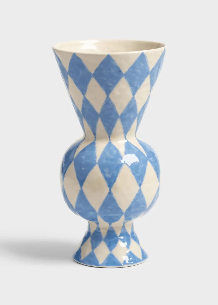 Vase Rhombic Bleu &Klevering