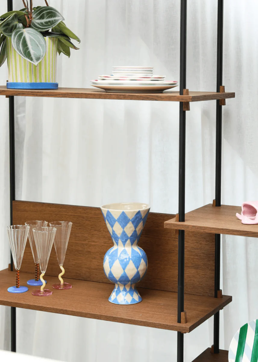 Vase Rhombic Bleu &Klevering - Image 3