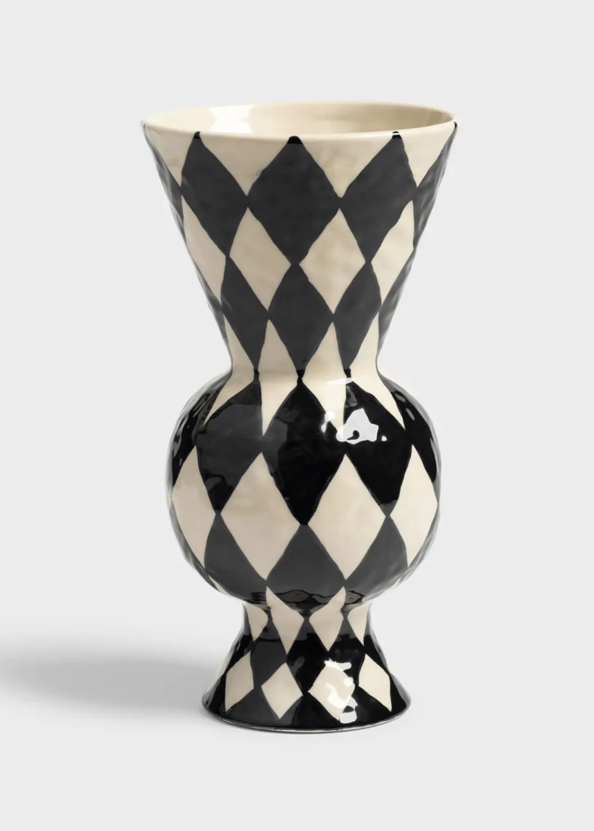 Vase Rhombic Noir &Klevering