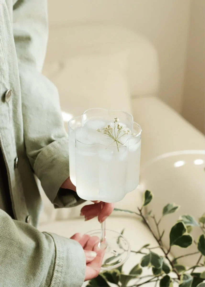 Verre à Vin Fleur Moi d'Abord - Image 4