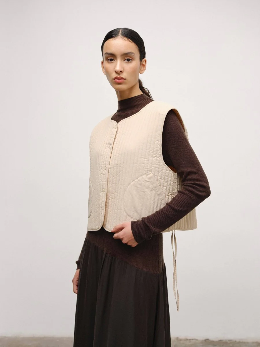 Veste Doublée Ölend Sable SOLDE - Vente Finale - Image 3