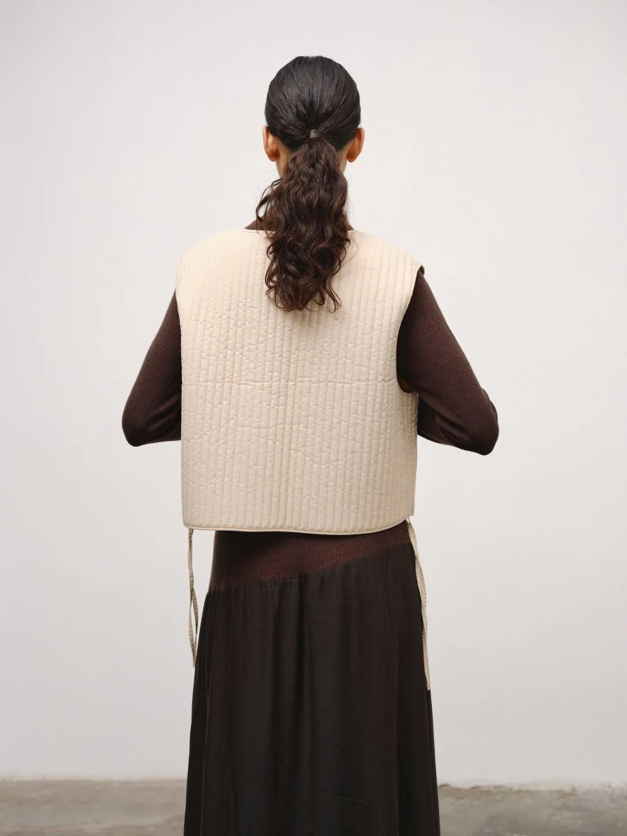 Veste Doublée Ölend Sable SOLDE - Vente Finale - Image 5