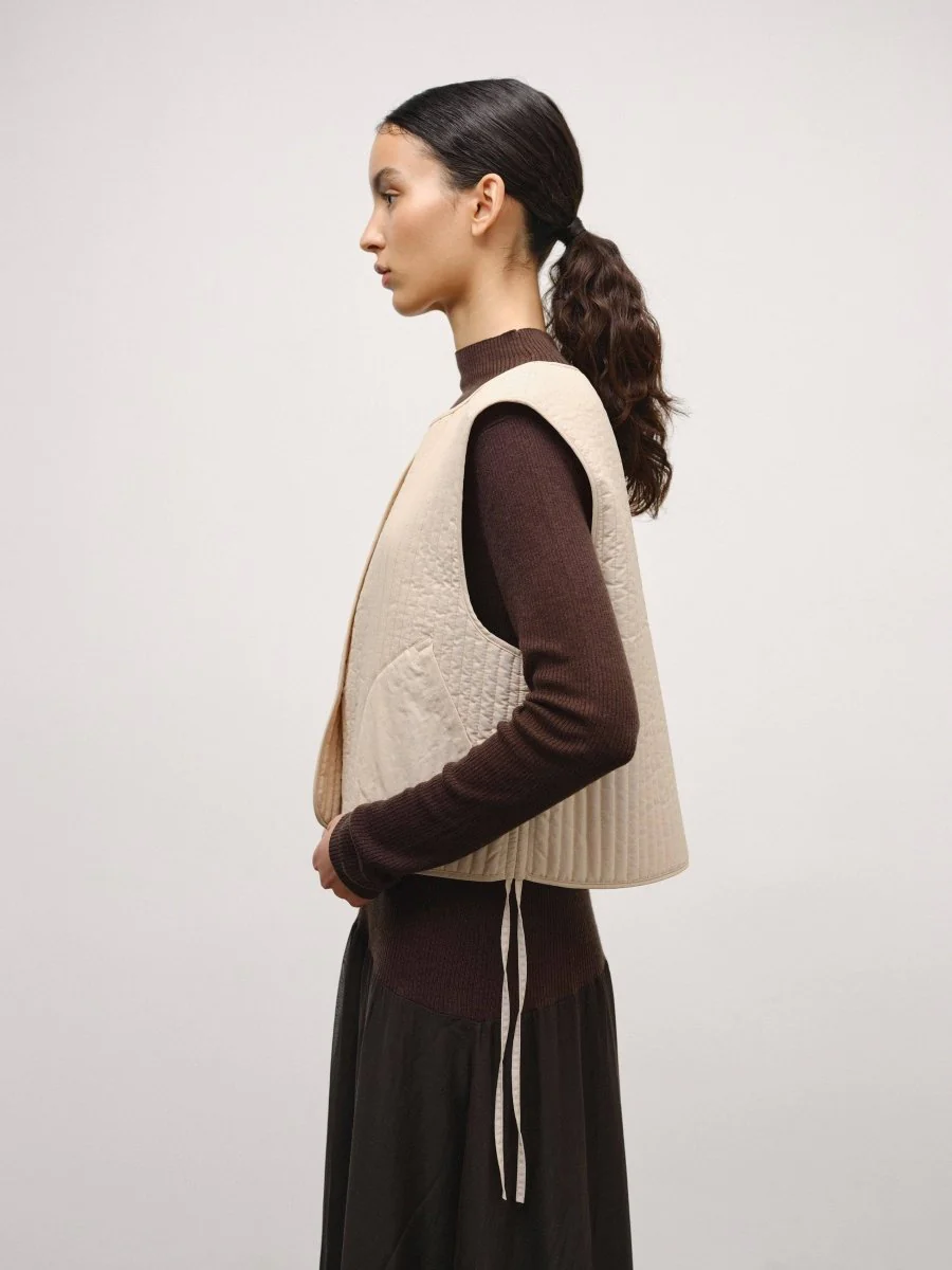 Veste Doublée Ölend Sable SOLDE - Vente Finale - Image 6