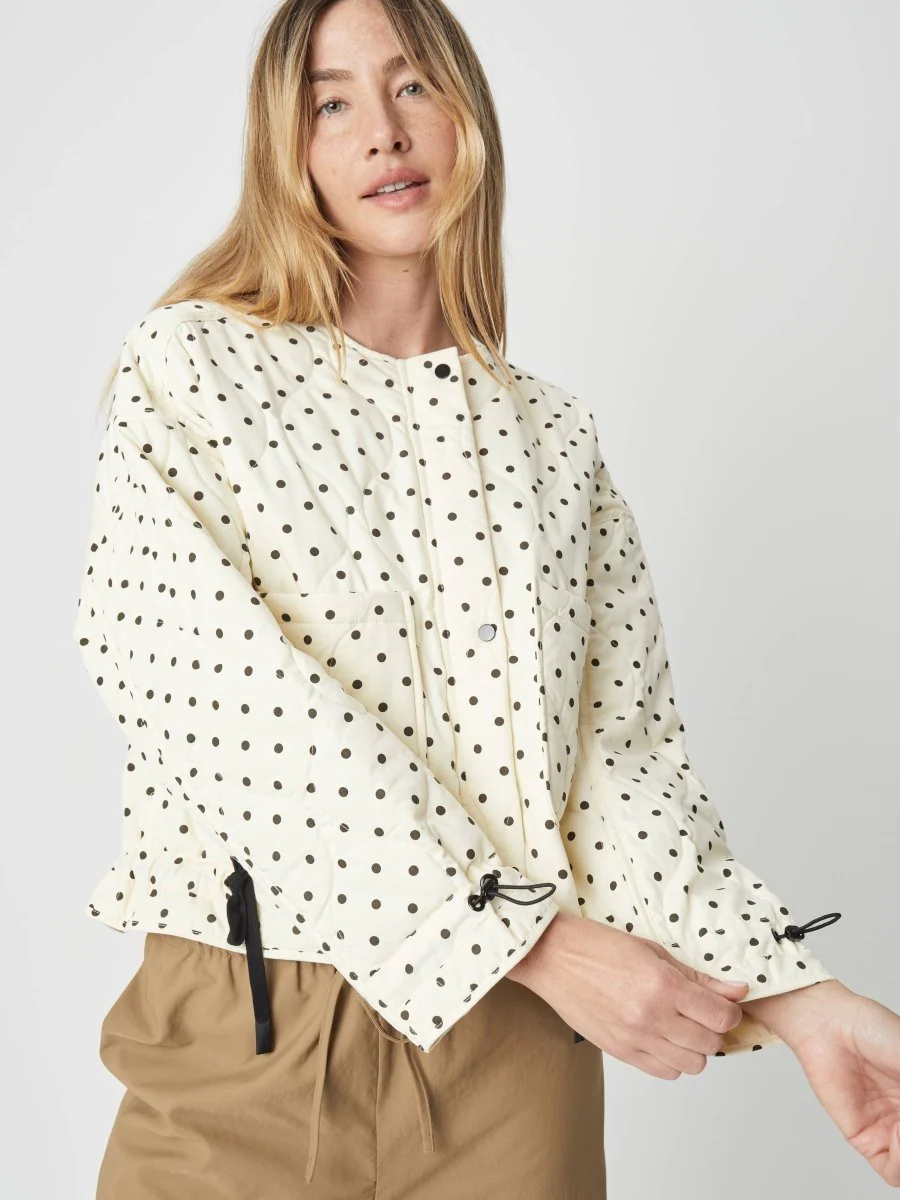 Veste Matelassée à Pois Liv Mod Ref